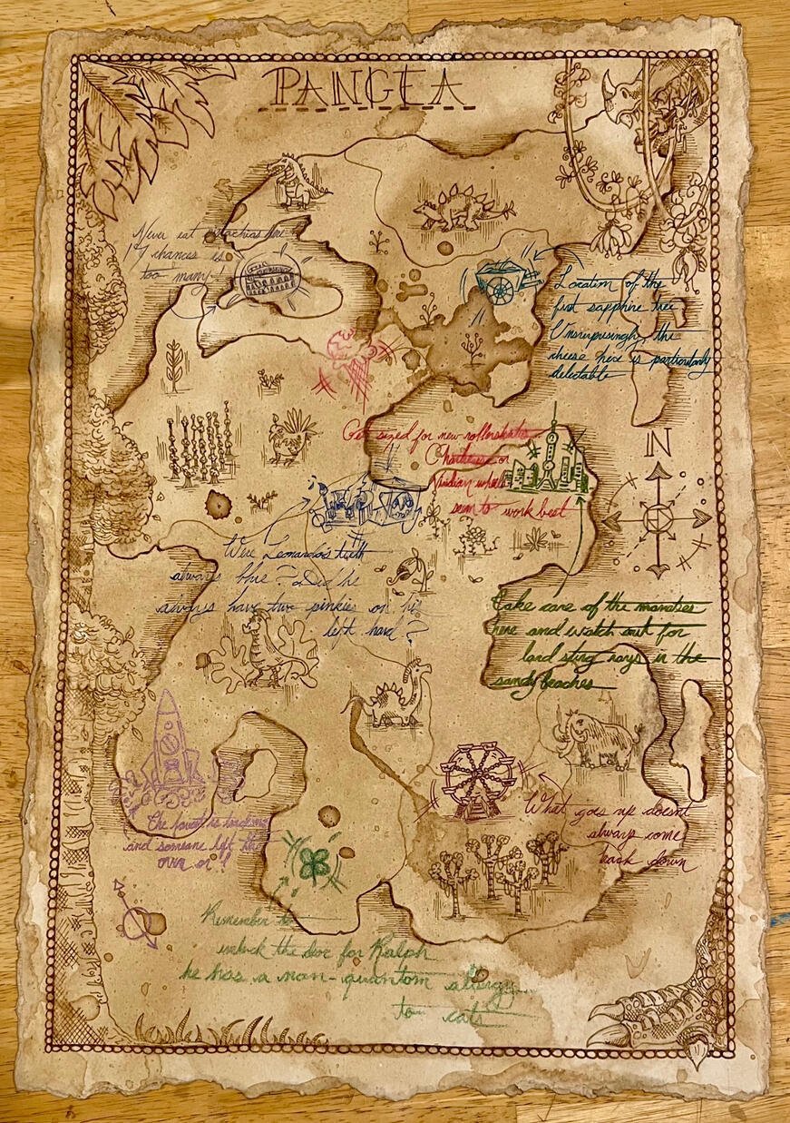 Pangea Map for the Haven Show