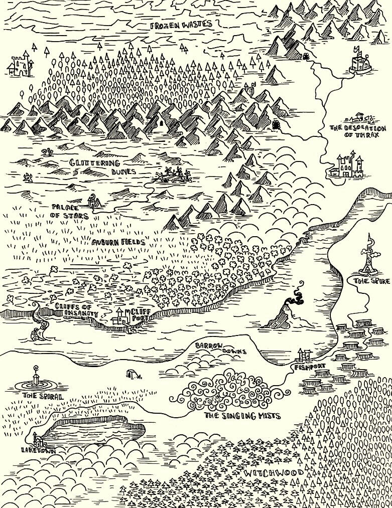 Map for The Long Road Home RPG (1/4)